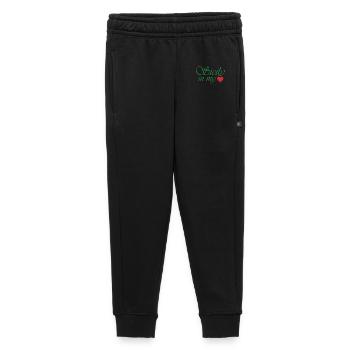 Sicily in my Heart - Kids’/Teens' Premium Sweatpants - black - Front - AI Model Kid Male (0cm)