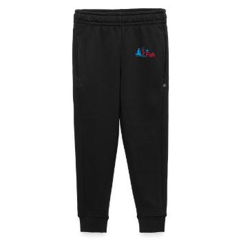 poisson - Pantalon de survêtement enfant/adolescent premium - noir - Devant - AI Model Kid Male (0cm)