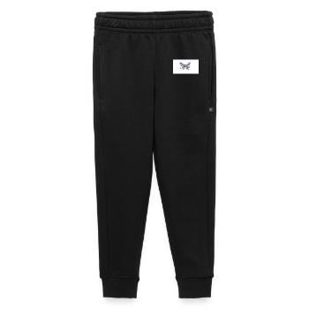 Colorful butterfly with watercolor effect - Kids’/Teens' Premium Sweatpants - black - Front - AI Model Kid Male (0cm)