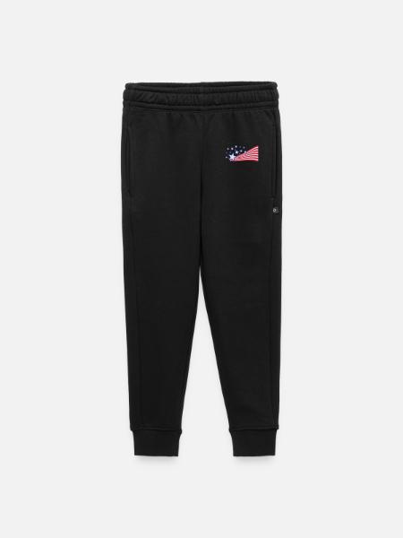 USA Flagge - Kinder/Teenager Premium Sweathose - Schwarz