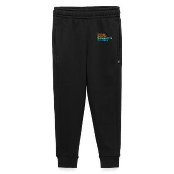 School Bus Driver Bus Driver School Bus - Kids’/Teens' Premium Sweatpants - black - Front - AI Model Kid Male (0cm)