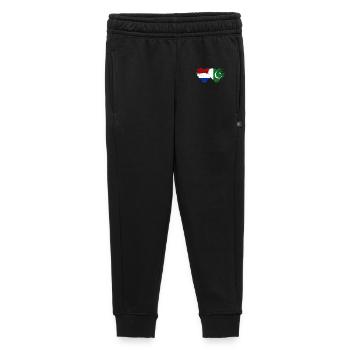 Hollande Pakistan Drapeau Coeur - Pantalon de survêtement enfant/adolescent premium - noir - Devant - AI Model Kid Male (0cm)