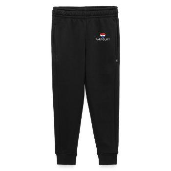 Cœur avec le drapeau du Paraguay, j’aime le Paraguay - Pantalon de survêtement enfant/adolescent premium - noir - Devant - AI Model Kid Male (0cm)