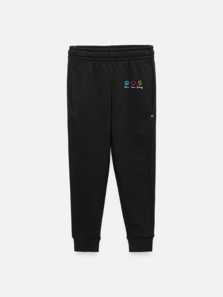 Frieden Liebe Boxen - Kinder/Teenager Premium Sweathose - Schwarz
