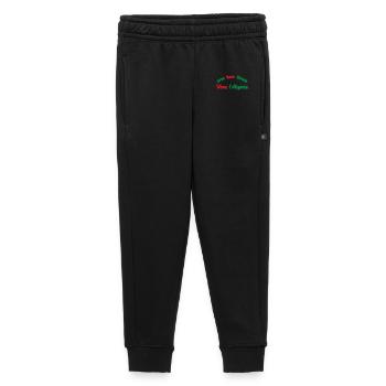 One two three Viva l'Algérie - Pantalon de survêtement enfant/adolescent premium - noir - Devant - AI Model Kid Male (0cm)