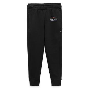 Favorite Grandchild Lustig I'm Grandpa's Favorite - Kids’/Teens' Premium Sweatpants - black - Front - AI Model Kid Male (0cm)