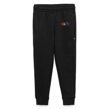 Happy Friday, Yay, Friday, Lover, Friyay - Kids’/Teens' Premium Sweatpants - black - Front - AI Model Kid Male (0cm)