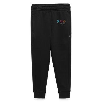 Frieden Liebe Fußball - Kinder/Teenager Premium Sweathose - Schwarz - Vorne - AI Model Kid Male (0cm)