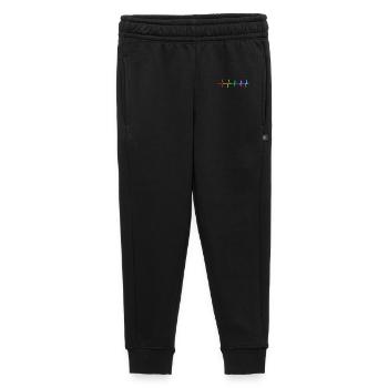Gay Pride LGBT Heartbeat Pulse T-shirt - Pantalon de survêtement enfant/adolescent premium - noir - Devant - AI Model Kid Male (0cm)