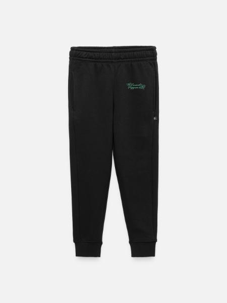 Powered by PepperMINT - Kinder/Teenager Premium Sweathose - Schwarz
