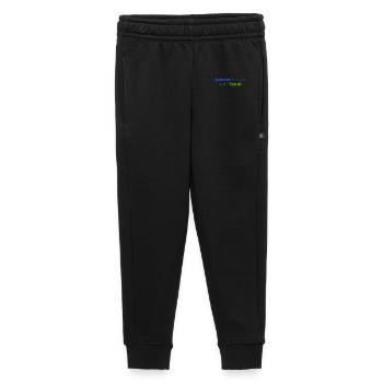 Denken Sie GLOBAL, handeln Sie LOKAL - Kinder/Teenager Premium Sweathose - Schwarz - Vorne - AI Model Kid Male (0cm)