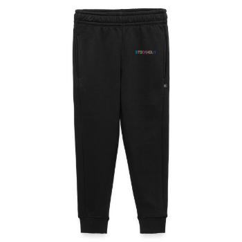 STOCKHOLM Suède Schweden - Pantalon de survêtement enfant/adolescent premium - noir - Devant - AI Model Kid Male (0cm)
