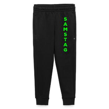 Samedi - vert - Pantalon de survêtement enfant/adolescent premium - noir - Devant - AI Model Kid Male (0cm)