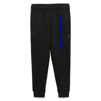 Friday - blue - Kids’/Teens' Premium Sweatpants - black - Front - AI Model Kid Male (0cm)