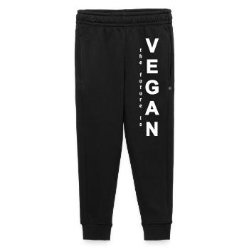 The future is Vegan - Kinder/Teenager Premium Sweathose - Schwarz - Vorne - AI Model Kid Male (0cm)