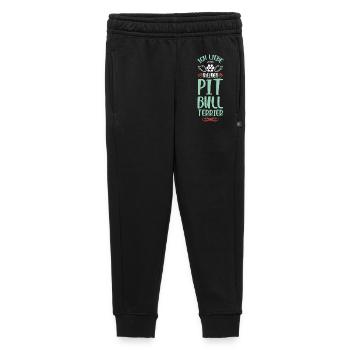 J’adore mon Pit Terrier - Pantalon de survêtement enfant/adolescent premium - noir - Devant - AI Model Kid Male (0cm)