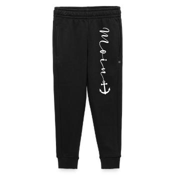 Moin  - Kinder/Teenager Premium Sweathose - Schwarz - Vorne - AI Model Kid Male (0cm)
