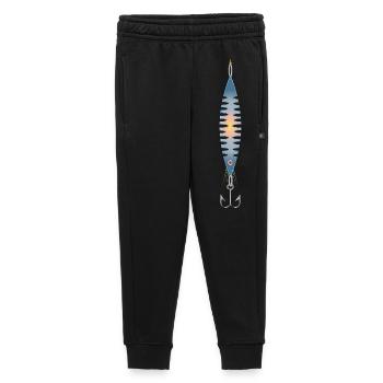 Leurre de pêche fantaisie coloré avec hameçon - Pantalon de survêtement enfant/adolescent premium - noir - Devant - AI Model Kid Male (0cm)