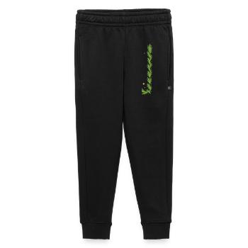 Vertical Christmas fern spiral - Kids’/Teens' Premium Sweatpants - black - Front - AI Model Kid Male (0cm)