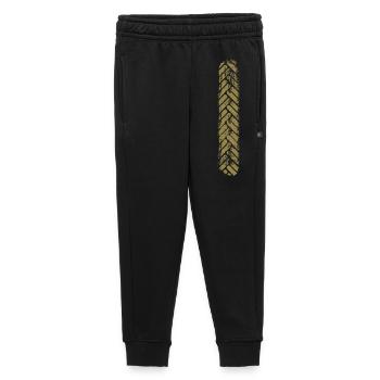 Goldenes Chevron-Vertikalchevron-Muster - Kinder/Teenager Premium Sweathose - Schwarz - Vorne - AI Model Kid Male (0cm)