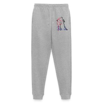Tango-1 - Männer Premium Bio Jogginghose - Grau meliert - Vorne - Thijin (182cm)