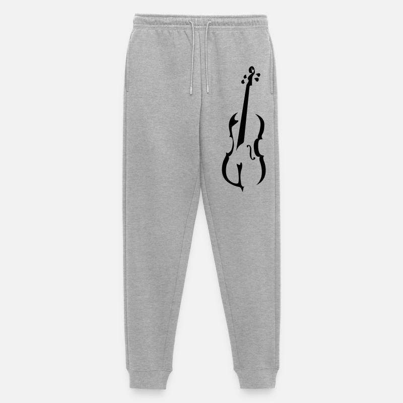 Cello - Männer Premium Bio Jogginghose - Grau meliert