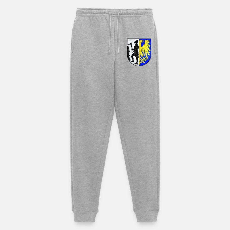 Bytom - Polen - Männer Premium Bio Jogginghose - Grau meliert