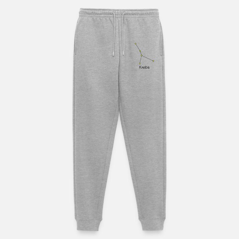 Sternzeichen Krebs - Männer Premium Bio Jogginghose - Grau meliert