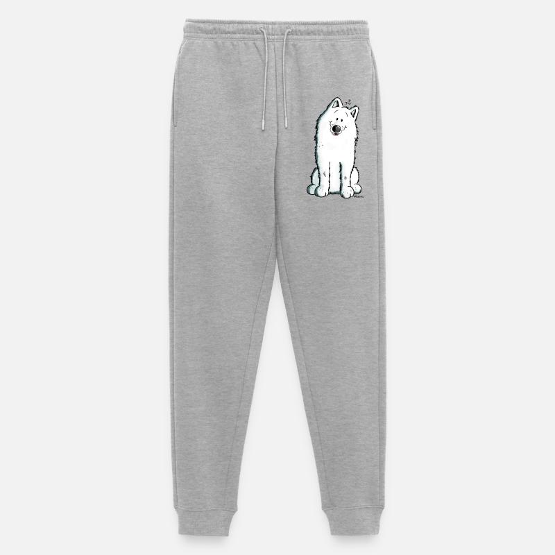 Sabaka Samojede - Männer Premium Bio Jogginghose - Grau meliert