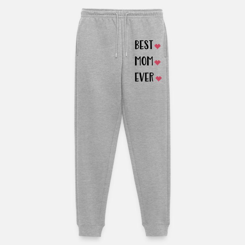 Mutter - Männer Premium Bio Jogginghose - Grau meliert