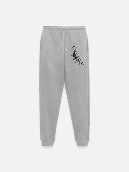 Ornement de tatouage tribal avec des étoiles. - Pantalon de jogging Premium bio Homme - gris chiné
