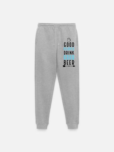 Bière - Pantalon de jogging Premium bio Homme - gris chiné