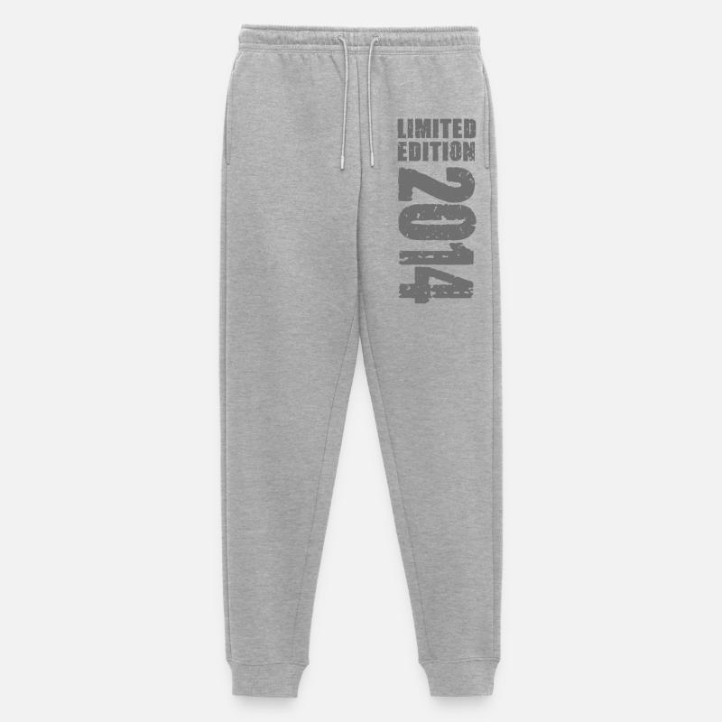 limited edition 2014 - Männer Premium Bio Jogginghose - Grau meliert