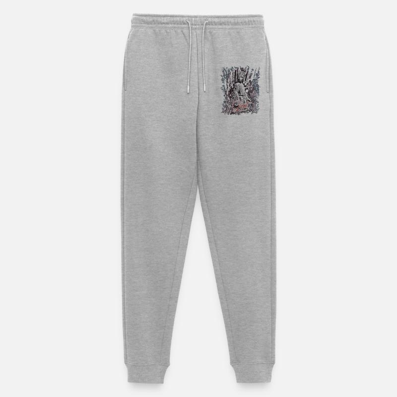 Wurzelmännlein Groot - Männer Premium Bio Jogginghose - Grau meliert