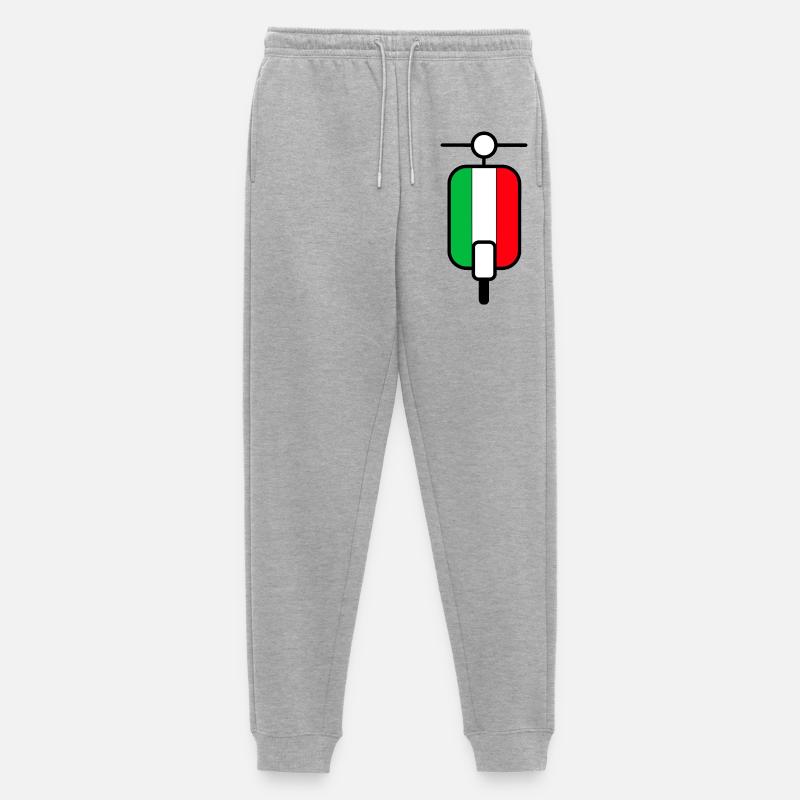 Scooter Roller Italien - Männer Premium Bio Jogginghose - Grau meliert