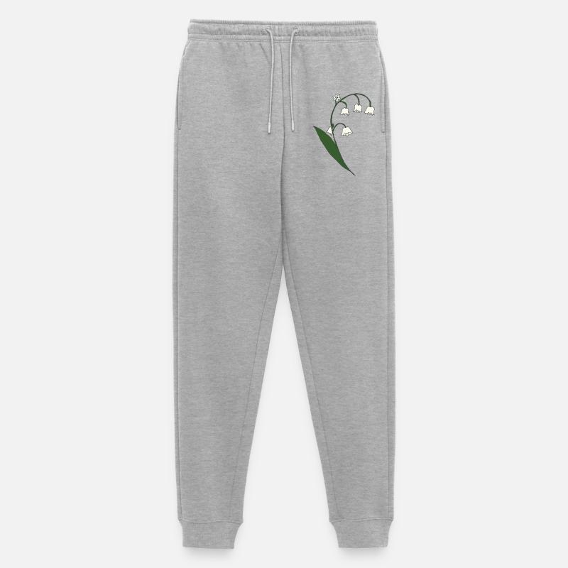 maiglöckchen - Männer Premium Bio Jogginghose - Grau meliert