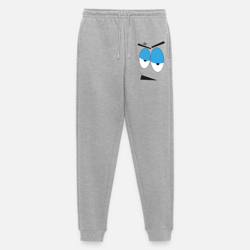 like wooh - Männer Premium Bio Jogginghose - Grau meliert