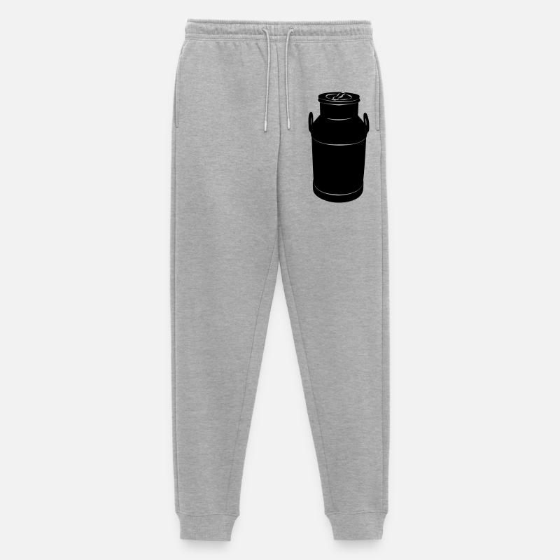 Milchkanne - Männer Premium Bio Jogginghose - Grau meliert