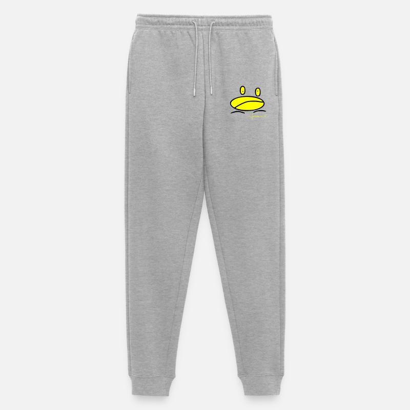 Froschmini - Ranunculus Oophagus - Männer Premium Bio Jogginghose - Grau meliert