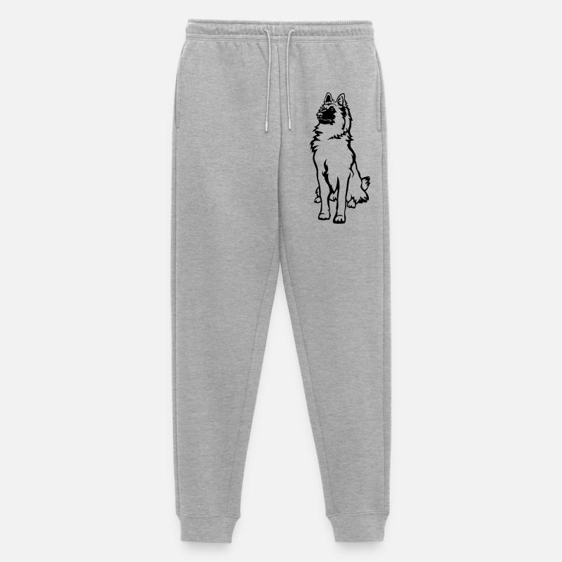 Tervuren - Männer Premium Bio Jogginghose - Grau meliert