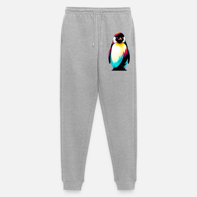 Pinguin - Männer Premium Bio Jogginghose - Grau meliert