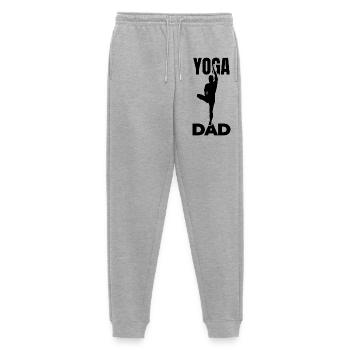 Yoga Dad - Men's Premium Organic Joggers - heather grey - Front - Thijin (182cm)