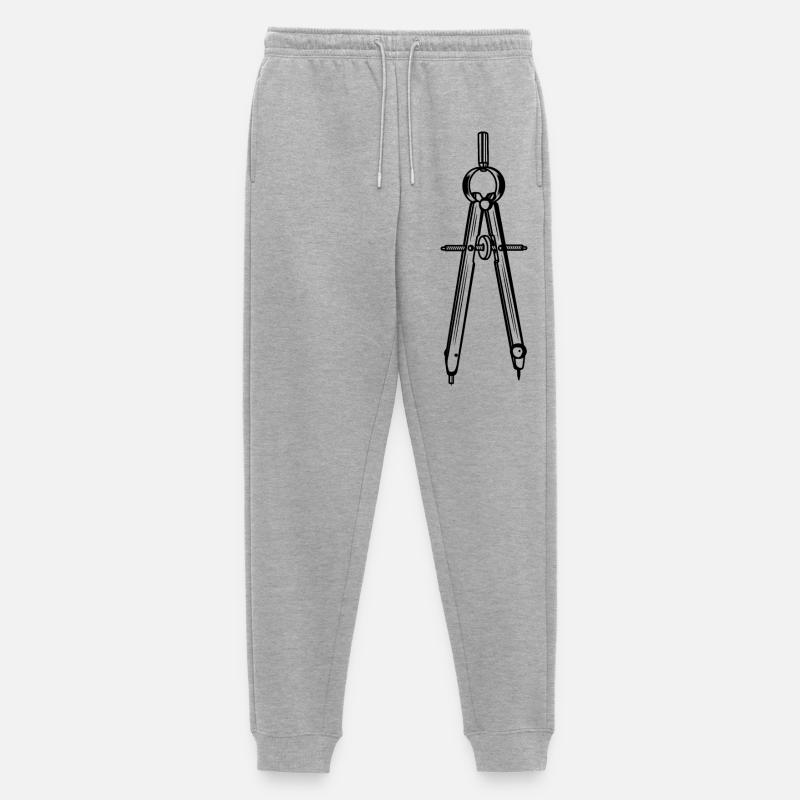 Zirkel - Männer Premium Bio Jogginghose - Grau meliert