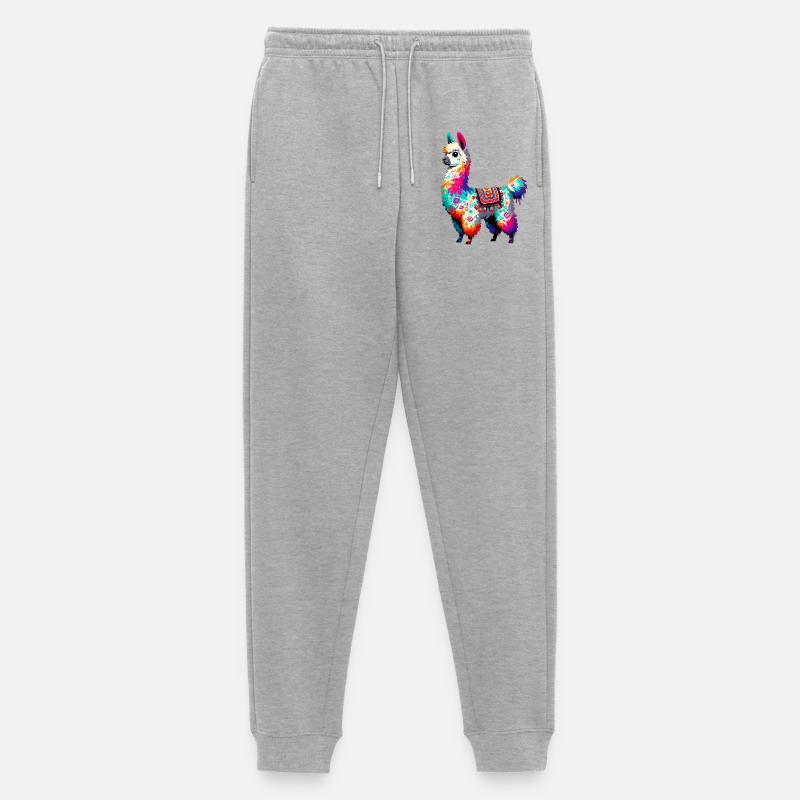 Alpaka - Männer Premium Bio Jogginghose - Grau meliert