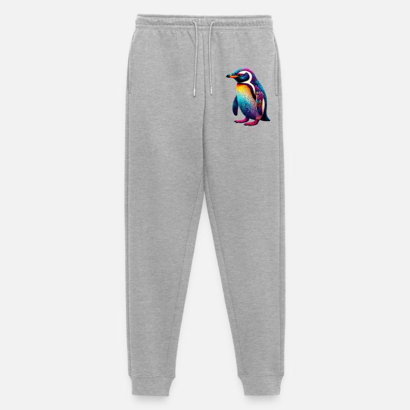 Pinguin - Männer Premium Bio Jogginghose - Grau meliert