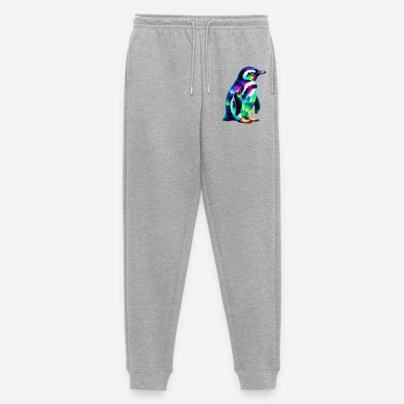 Pinguin - Männer Premium Bio Jogginghose - Grau meliert