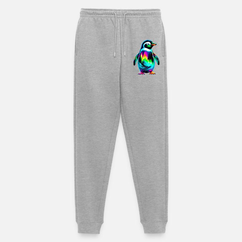 Pinguin - Männer Premium Bio Jogginghose - Grau meliert