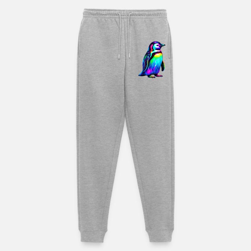 Pinguin - Männer Premium Bio Jogginghose - Grau meliert