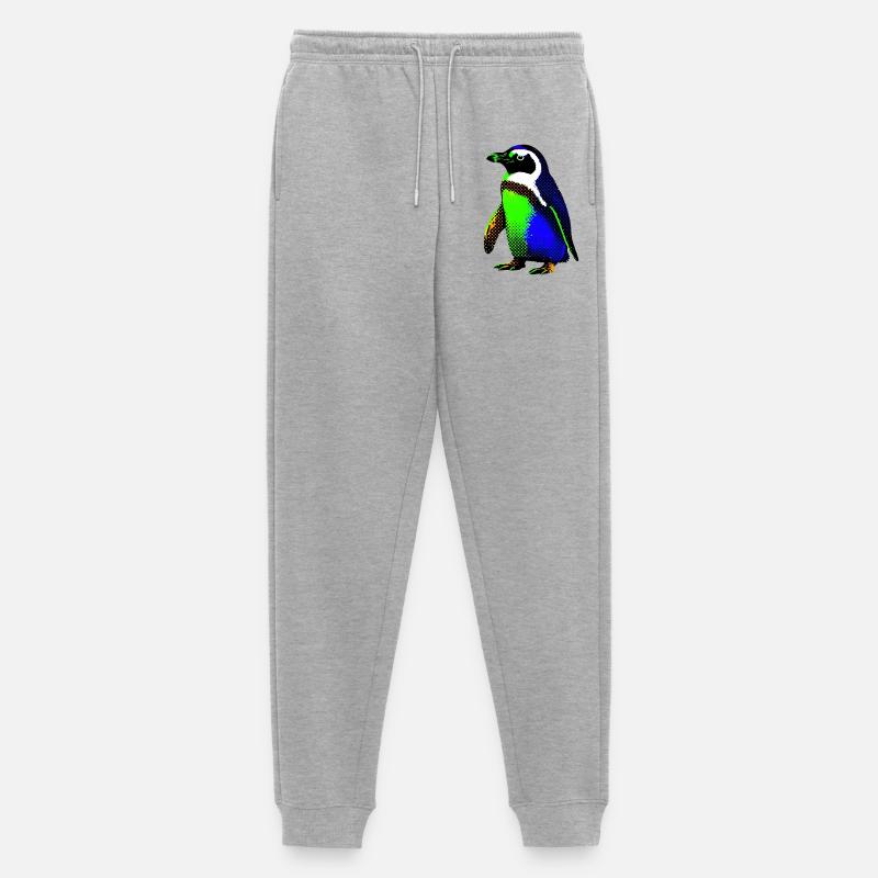 Pinguin - Männer Premium Bio Jogginghose - Grau meliert