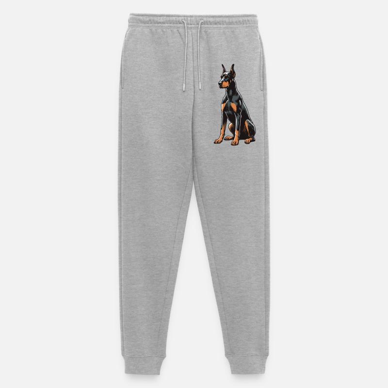 Doberman - Pantalon de jogging Premium bio Homme - gris chiné